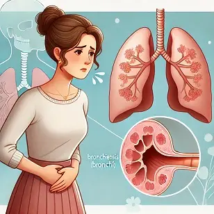 stress incontinence in bronchiectasis