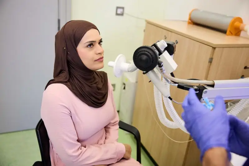 Lung function at the London Clinic