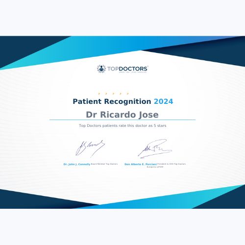 Ricardo Jose Top Doctors Award