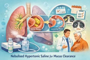 Nebulised hypertonic saline for bronchiectasis