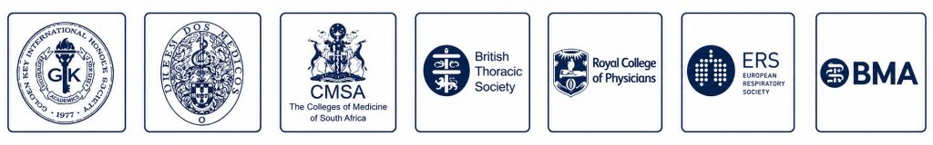 Logos of memberships and affiliations